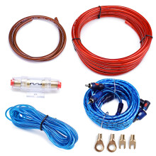 Car Audio Wiring Kit with RCA Cable, Stable Power Delivery, Durable PVC Insulation, Universal Amp Compatibility