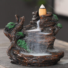 Resin Mountains Rivers Incense Burners Holder Censer Aromatherapy Home Decor
