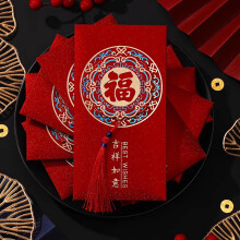 Red Envelopes for Chinese New Year 2025 Pack of 2