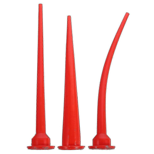 Caulking Nozzle Kit - 3pcs Rubber Extension Tips for Precise Caulk Application 26-27s