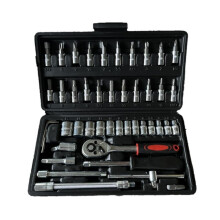 Socket Wrench Set Wrench Socket Set With Rotating Handle Extension Bar Universal Joint Sliding T-bar Blowing Box For Household Auto Repairing