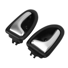 2PCS Car Interior Door Handle Matte Silver for Master 1998-2007 Replacement