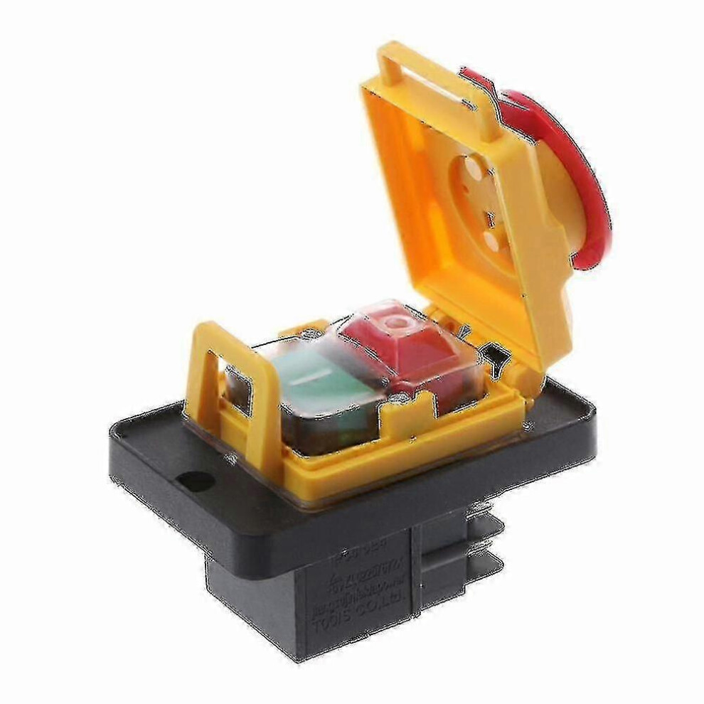 Kjd12 250V 16A 4-Pin Magnetic Start Stop No Volt Release Push Button Switch 5996097091005