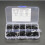 200PCS M3 * 6/8/10/12/16/20 Hexagon Socket Head Cap Screw Nut Set Countersunk Head 1