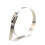30Pcs Stainless Steel Cable Ties Heat Resistant Silver 1