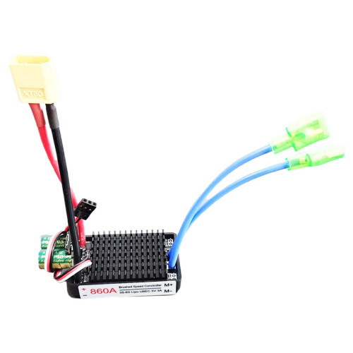 Ελεγκτής υψηλής ισχύος 12V-24V, κινητήρας με ψήκτρες 640A ESC για τηλεκατευθυνόμενα