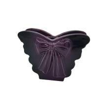 Rustieke vazen in vlindervorm voor huisdecoratie, keramische vaas voor eettafeldecoratie, decoratieve vaas 5,9 inch, stijl 1