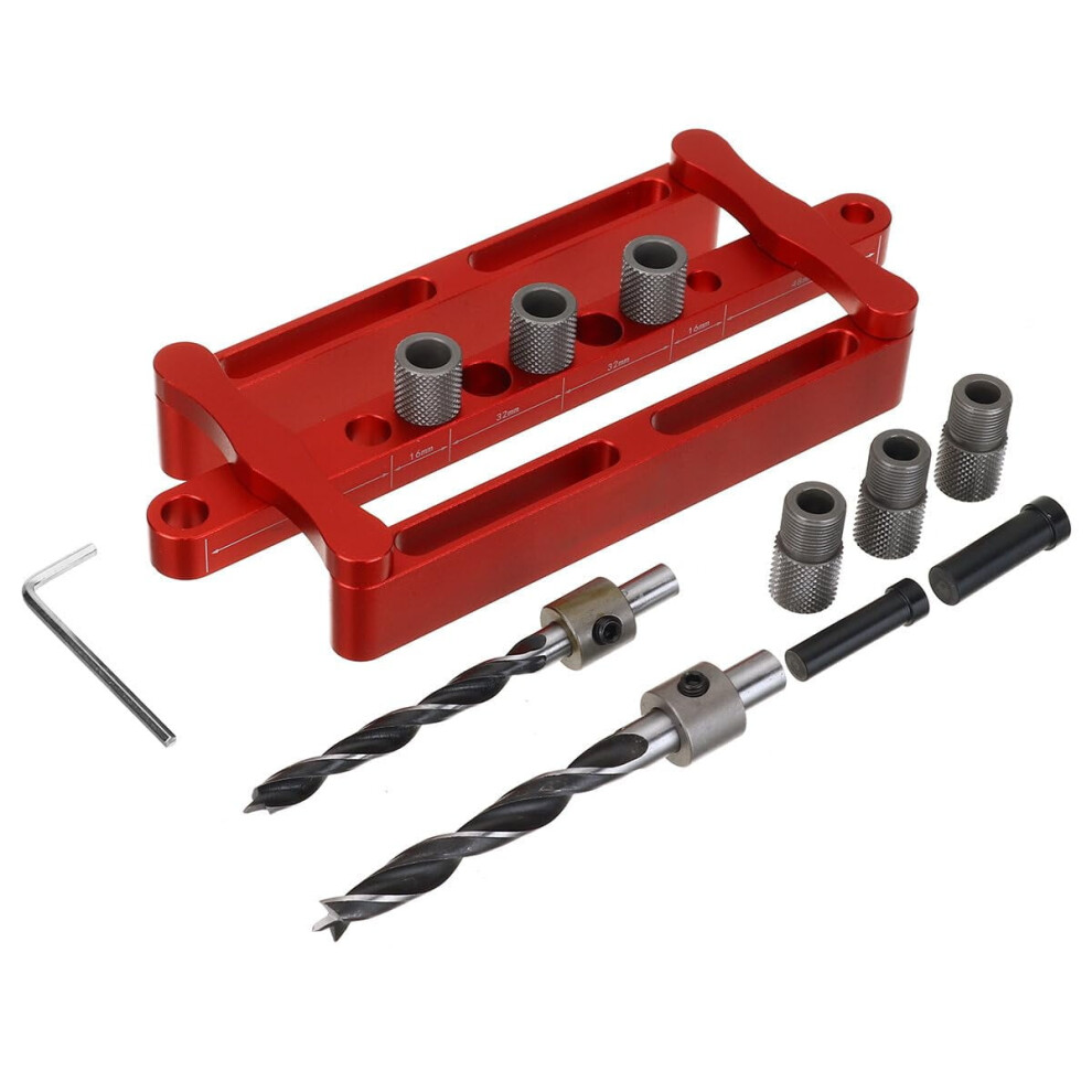Self Centering Dowelling Jig Metric Inch Dowel Punch Locator Drilling Tools For Woodworking 9448483387835