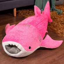 Stück 55 cm großes Wal-Plüschtier, niedliches Plüschtier, Deko-Geschenk für Geburtstage, Valentinstag, Weihnachten, Heimdekoration, Rosa