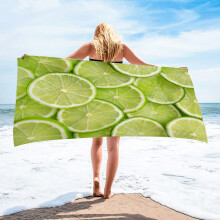 Lichtgewicht en omkeerbare strandhanddoek, sneldrogend, zandvrij en duurzaam, nu verkrijgbaar bij Walmart! Ideaal voor strand, zwembad en andere