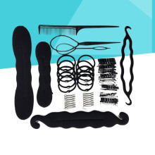 Herramientas para peinar el cabello: pinzas para el cabello de colores surtidos para mujer (1 juego)