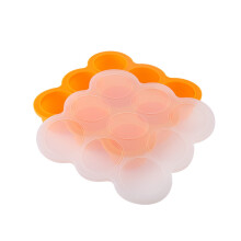 Forma de gelo de silicone – à prova de vazamentos, própria para micro-ondas e lava-louças, empilhável, ideal para papinhas e alimentos