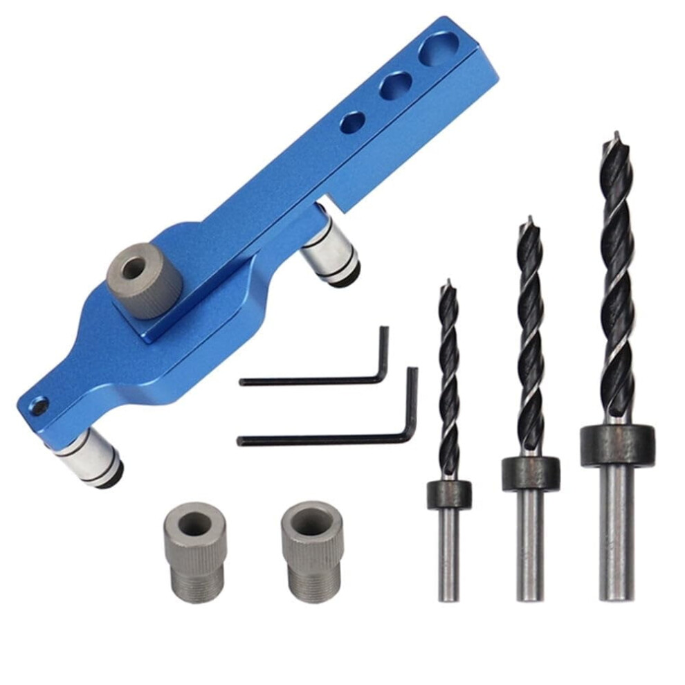 Joinery Drill Guide Hole Puncher, Self-Centering Doweling Jig Drilling Locator Woodworking Positioner Tool 9448483405621