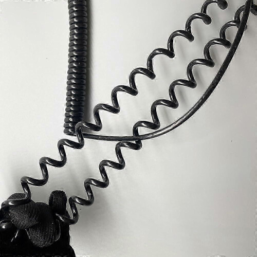 Flexible 2.5m 24AWG 2-Core Stretchable Curly Cable 2