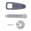 Heavy Duty Transom Clamp Stainless Aluminium 1