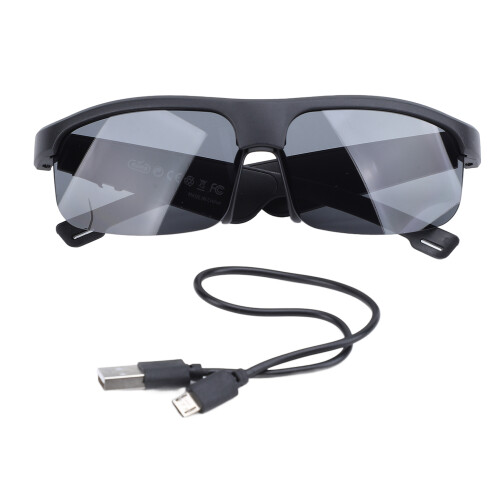 Wireless Bluetooth 5.3 Sunglasses IP65 Waterproof UV Protective, 120mAh Battery 2