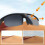 Wireless Bluetooth 5.3 Sunglasses IP65 Waterproof UV Protective, 120mAh Battery 4