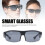 Wireless Bluetooth 5.3 Sunglasses IP65 Waterproof UV Protective, 120mAh Battery 6