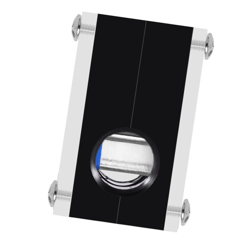 PC Water Cooling Flow Indicator with 6Impeller Acrylic Meter, RealTime Flow Visibility, G1/4 Thread 2