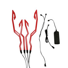 Helmet Light for Night Riding, Red LED, 3-Pack