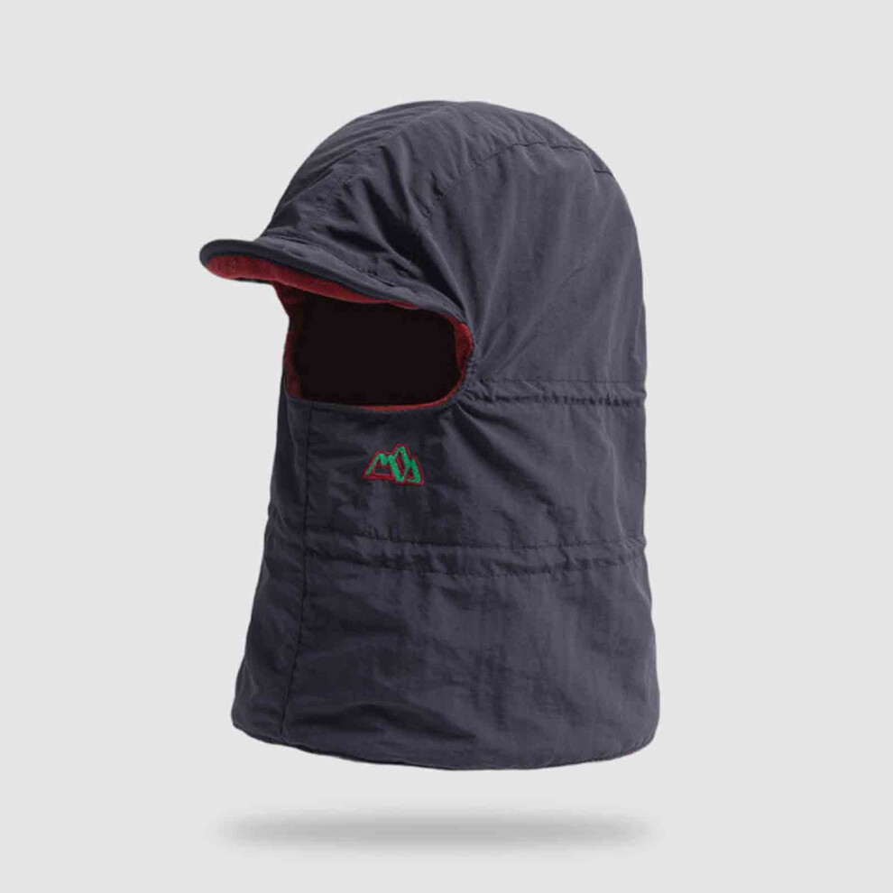 Windproof Fleece-Lined Balaclava Ski Mask Navy Blue 301029447174