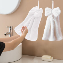 Prosop de mână drăguț în formă de fundă pentru bucătărie și baie - Super absorbant, nu scadă, lavetă moale la atingere pentru uscare