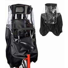 Kids Bicycle Raincoat Cover Waterproof Back Seat Protection