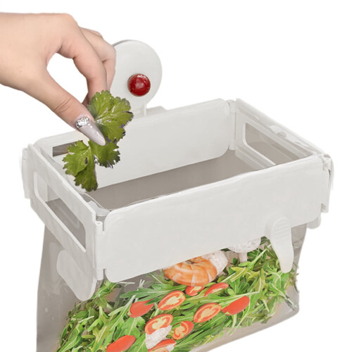 Trash Bag Hanger for Cabinet Door Foldable