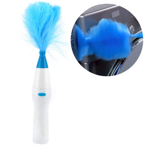 Home Electric Feather Duster with Telescoping & Rotatable Design Battery Model