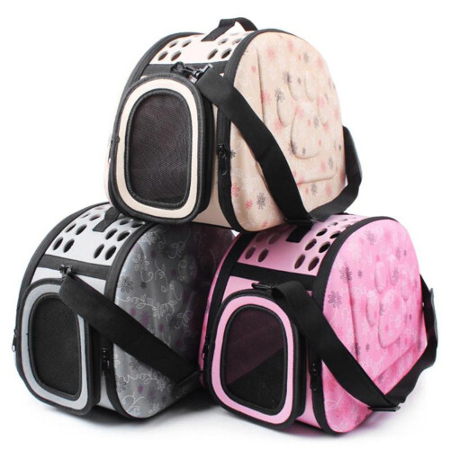 Travel Bag Pink Mesh Pet Backpack Convenient Carrier for Pets 1