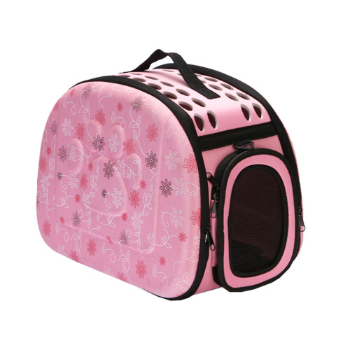 Travel Bag Pink Mesh Pet Backpack Convenient Carrier for Pets 2