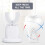 Ultrasonic U-Shaped Electric Toothbrush Waterproof 30'' Timer, 4 Modes 6