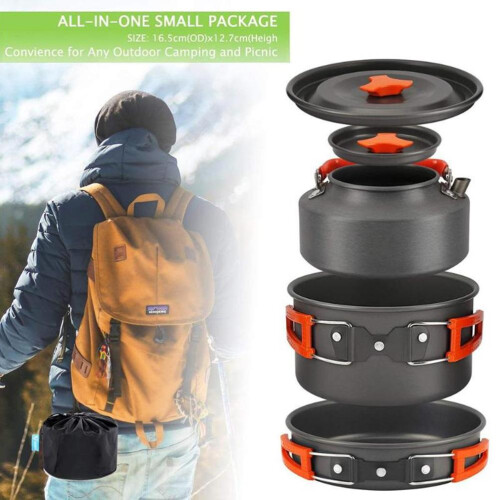 Tragbares Camping-Kochset für Outdoor 1