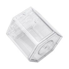 Hex Shape Mini Fish Tank, 12x10.5x11cm, Portable Aquarium