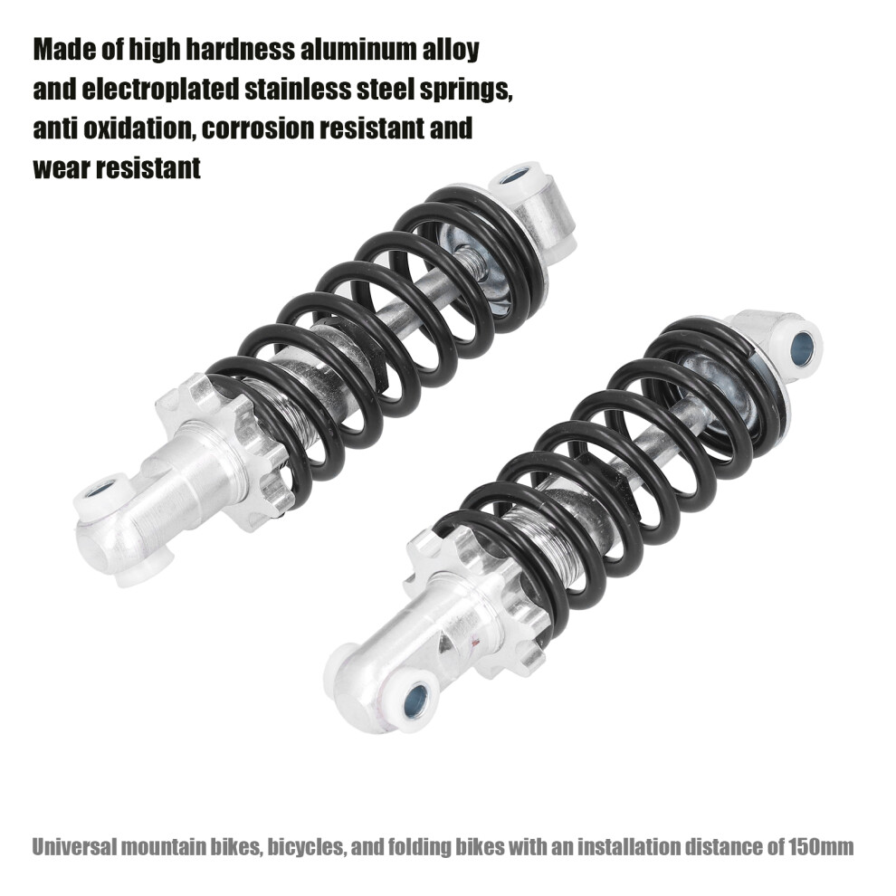 150Mm Pair Shock Absorbers Black 7444352730018