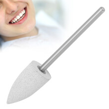 240 Grit Silicone Rubber Dental Polishing Burs, XL Silver White