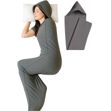 Sacco nanna compressivo ultraleggero, coperta indossabile per alleviare stress e ansia, ideale per viaggi in aereo e hotel.