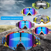 Motocross Goggles Windproof ATV Dirt Bike Riding Protective Glasses 20x10cm