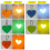 12x Sicherheits Reflektor Pendant Liebe 8