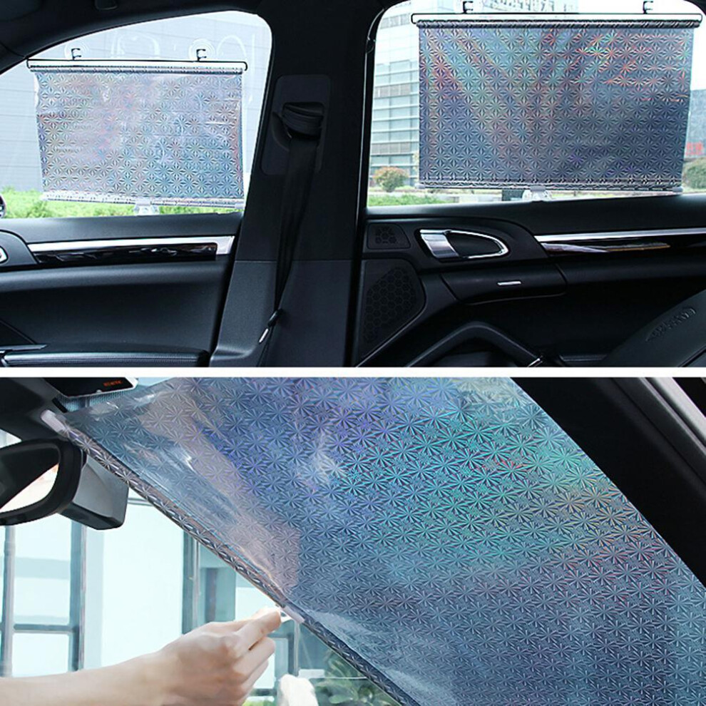 Automatic Retractable Car Sunshade Uv Blocker 4060Cm/40125Cm Durable Visor 4271391745412
