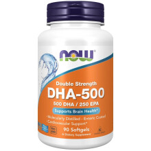 NOW DHA 500mg Softgels  Brain Heart & Nerve Health
