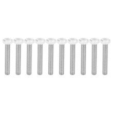 10Pcs M8x50mm 304 Stainless Steel Hex Screws High Strength Hardware