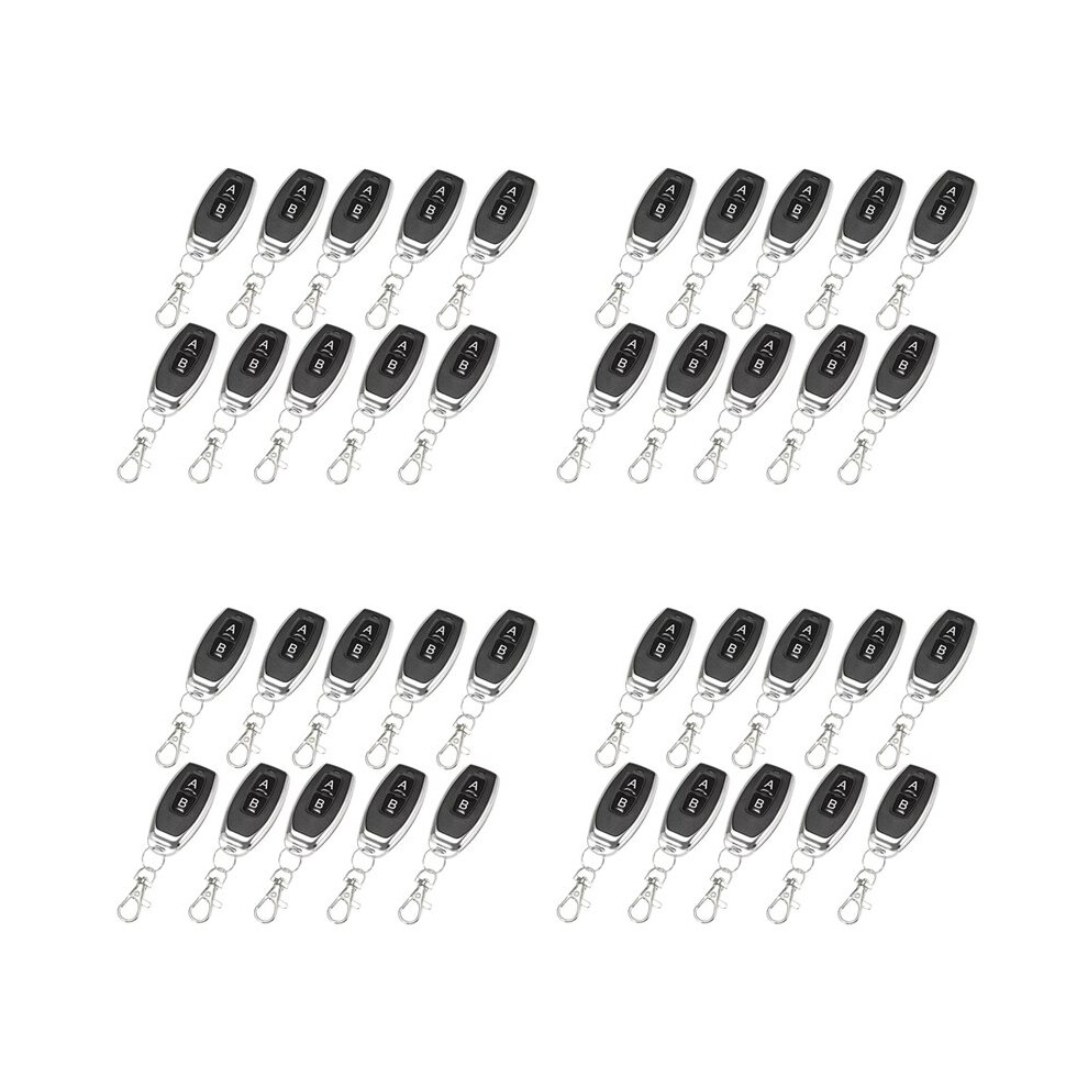 40X 433 Mhz Rf Remote Control, Learning Code Ev1527 For Gate Garage Door Opener 4711038099183