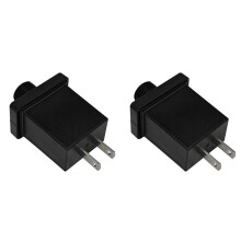 2X 3,5V 3.5W Stekker LED-Voeding LED-Transformator Stekkeradapter IP44 Waterdichte Stroom Kerstlampadapter Us Stekker