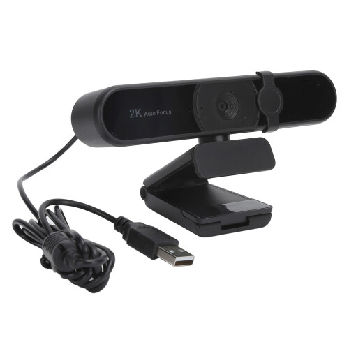 C55A 2K HD USB Webcam with Microphone, 4MP 2560x1440, Black 1