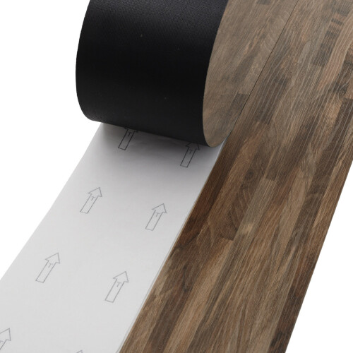 36 Pack Rustic Style Self Adhesive Wood Plank PVC Flooring - Brown