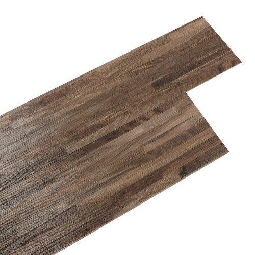 36 Pack Rustic Style Self Adhesive Wood Plank PVC Flooring - Brown 1