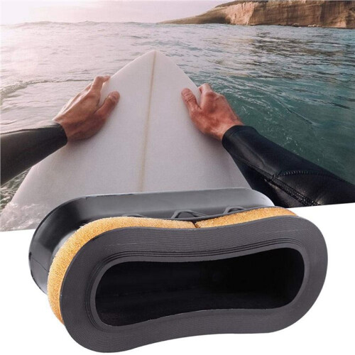 10X Surfboard Handle Durable Plastic Surfboard Insert Handle Surfing Board Surf Rescue Figure Eight Handle Black 2