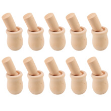 Houten Peg Mensen Nestelen Set Houten Peg Poppen Kinderen DIY Montessori Speelgoed Pack van 10