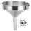 Verdickter Trichter 13cm Edelstahl 11
